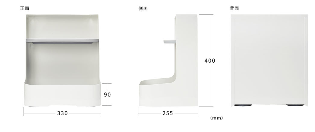 SPEC　正面/側面/背面