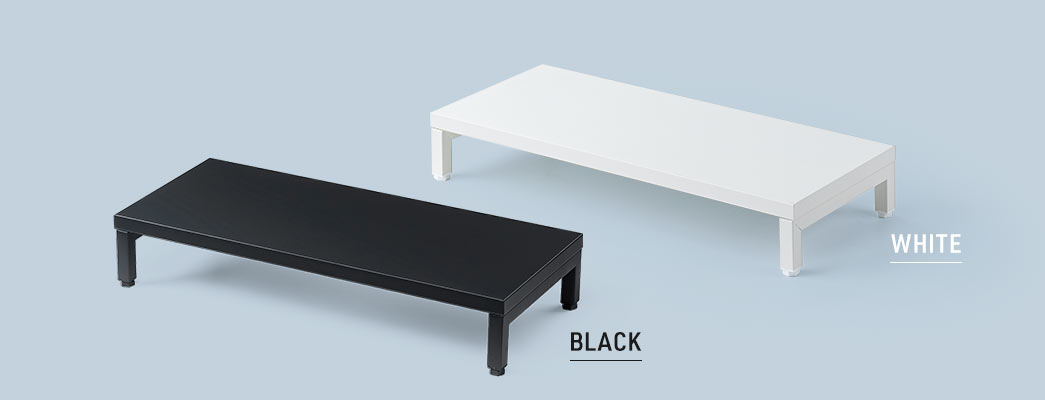 カラーはブラックとホワイトの2色をご用意しています。