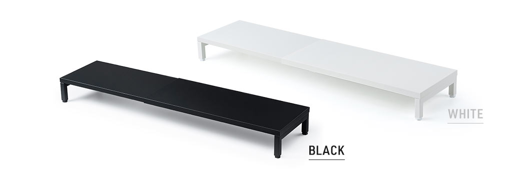 カラーはブラックとホワイトの2色をご用意しています。