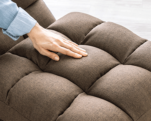 クッション性の高いふわふわの座面