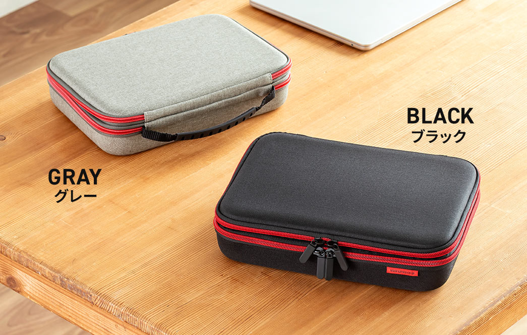 カラーはグレーとブラックの2色展開です。