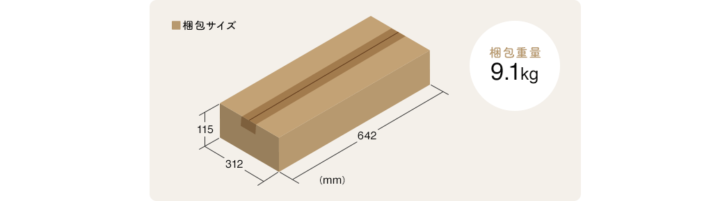 梱包サイズ