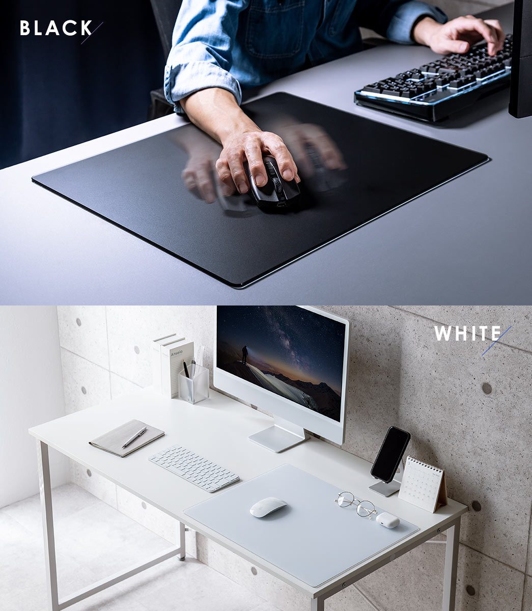 ブラックとホワイトの2色展開