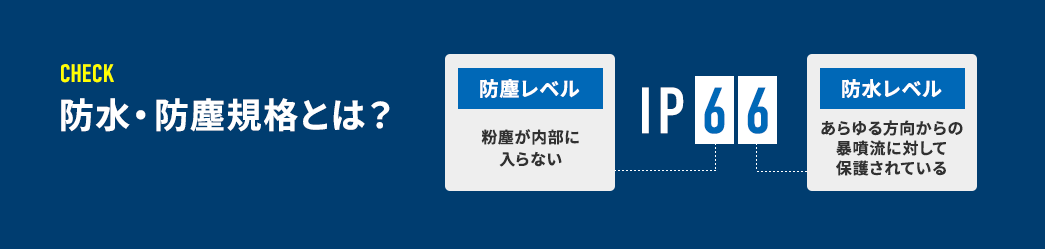 防水・防塵規格とは？