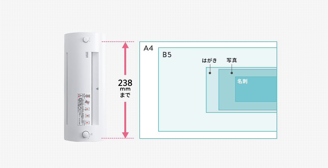 238mmまで