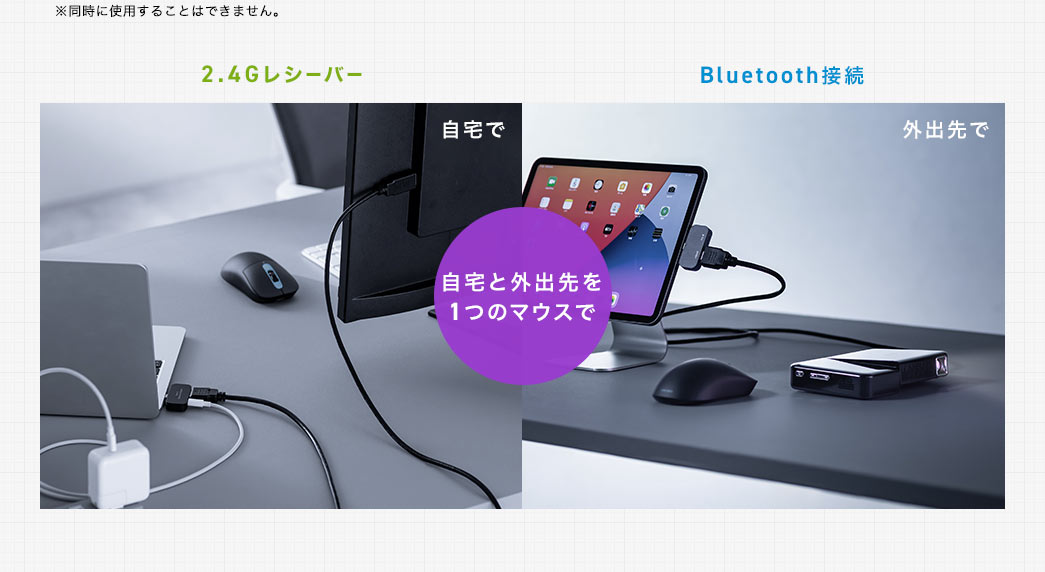 2.4Gレシーバー Bluetooth接続