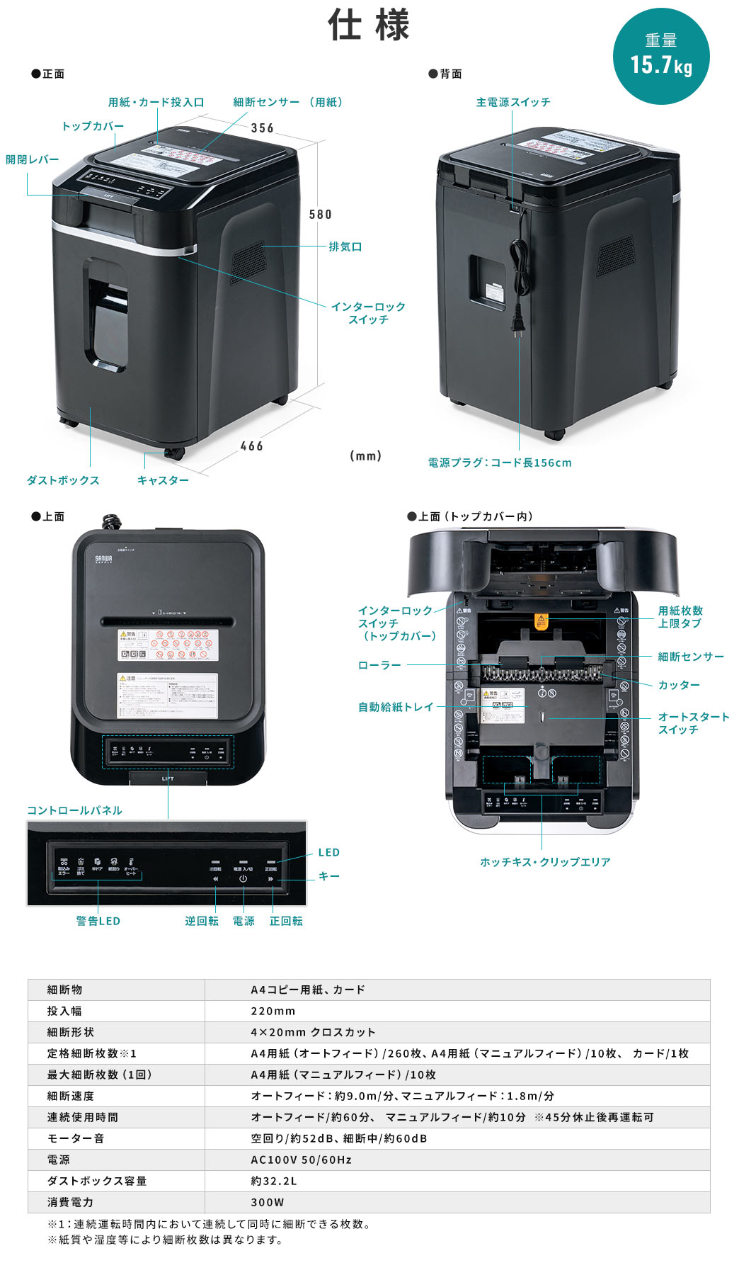 仕様