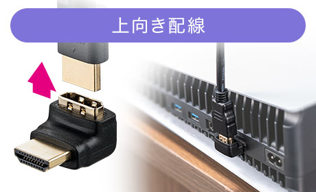 上向き配線