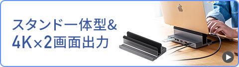 スタンド一体型＆4K×2画面出力