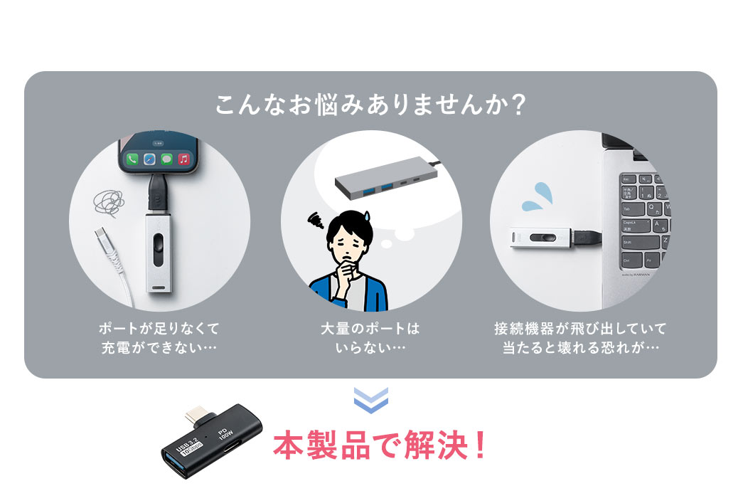 こんなお悩みありませんか？ 本製品で解決！
