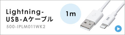 Lightning-USB-Aケーブル EZ5-IPLM011WK2