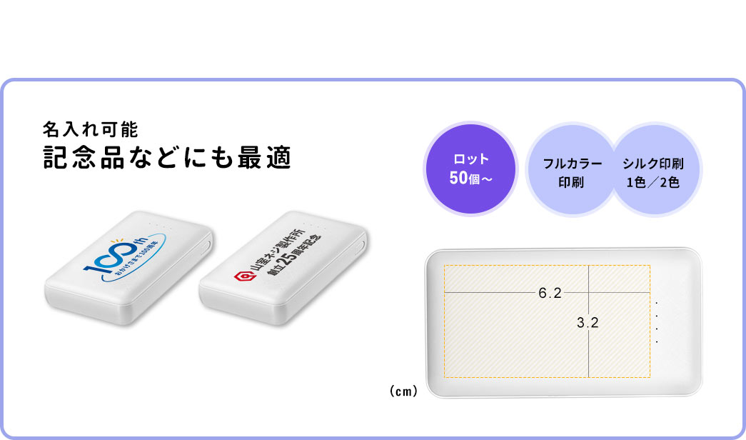 名入れ可能記念品などにも最適