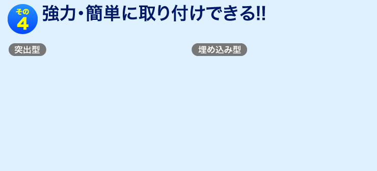 その４　強力・簡単に取り付けできる