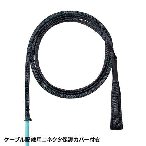 保護カバーが両端に付属