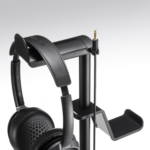 ヘッドホンホルダーを搭載