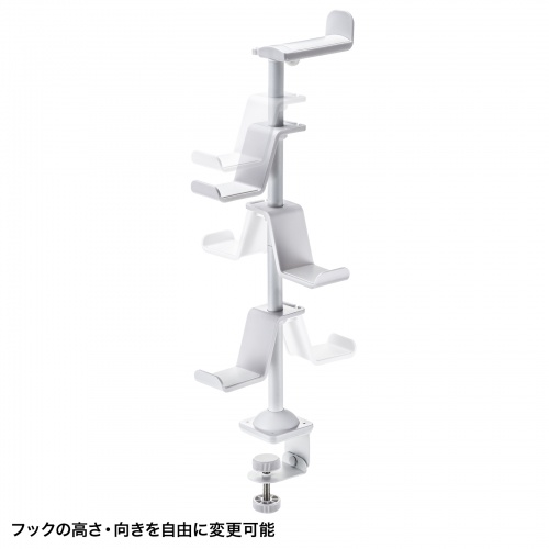 ゲームパッド3個とヘッドホンをスッキリ収納