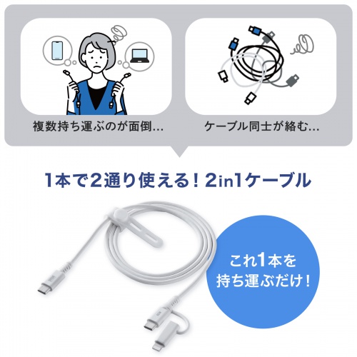 これ1本だけで様々な機器に対応