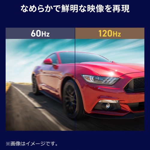 なめらかで鮮明な映像を再現