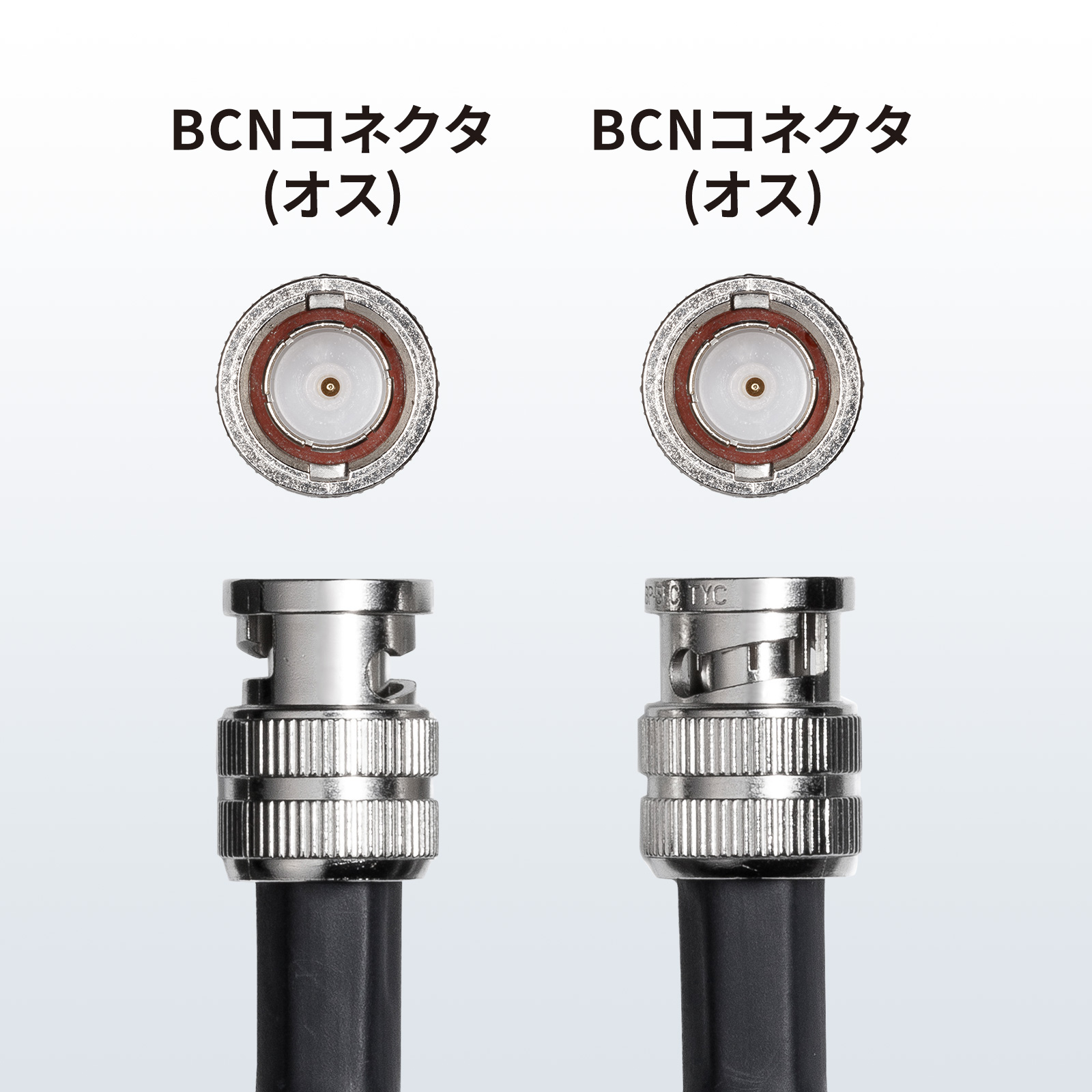 BNC75Ωコネクタ採用