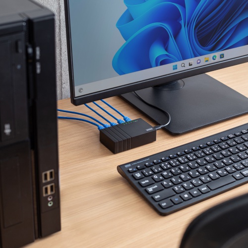 Type-C給電で配線スッキリ