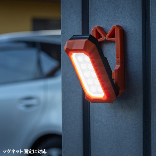 マグネットでスチール面にピタッと固定できる