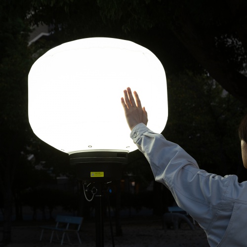 バルーンに触れても熱くない