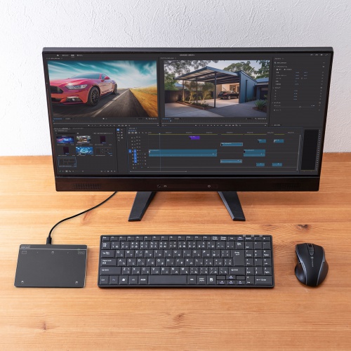 マウスと併用も可能