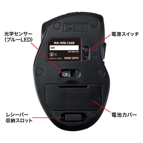 電池消耗を抑える電源スイッチ