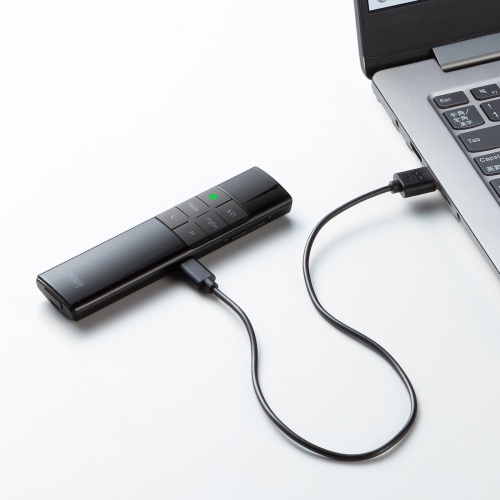 電池交換がいらないUSB充電式