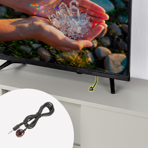 リモコン受信ケーブル付き