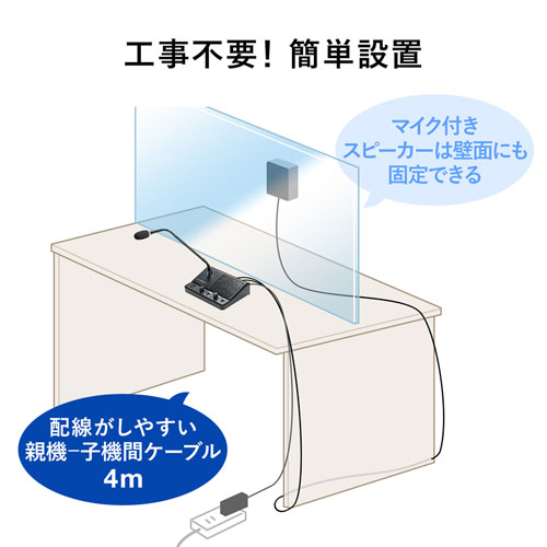 工事不要！簡単に設置できる