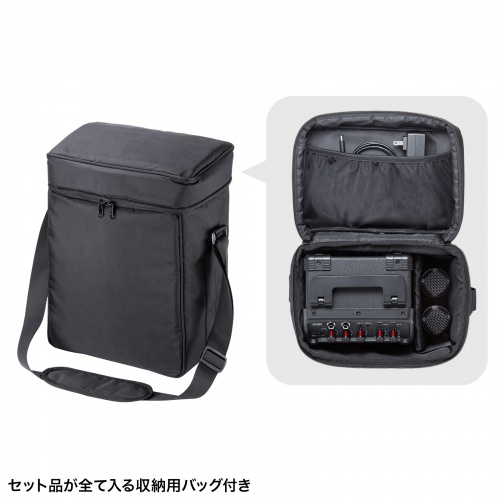 収納・保管に便利な専用バッグ付き