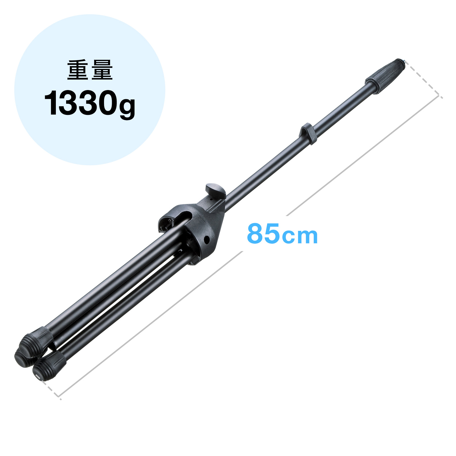 コンパクトに折りたためる