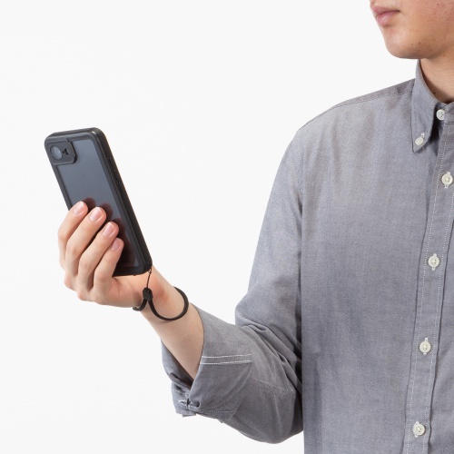 ストラップホール付き