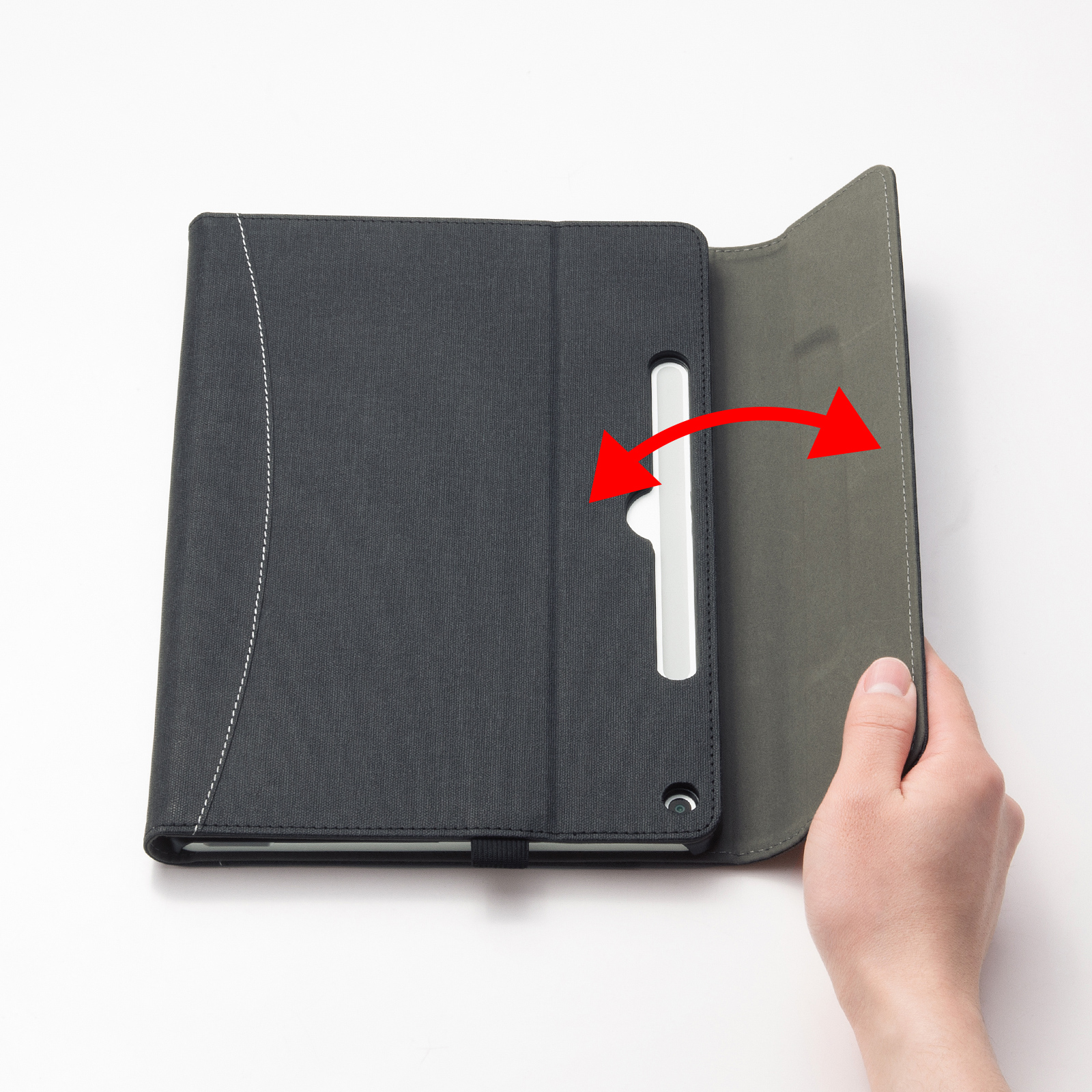 マグネット式のフタ付き