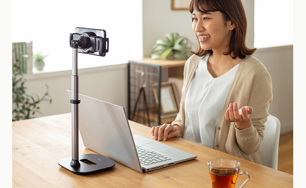 高画質なスマホのカメラを使用して画質アップ！