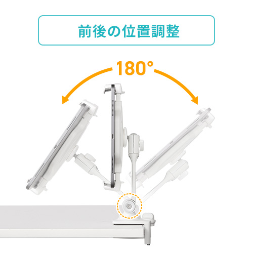 前後の位置調整
