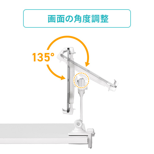 画面の角度調整