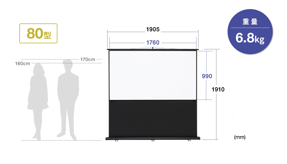 SPEC　80型　重量6.8kg