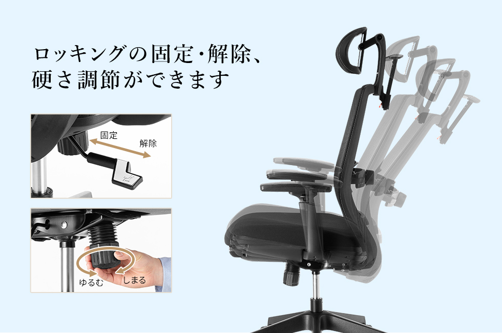 シンクロロッキング機能