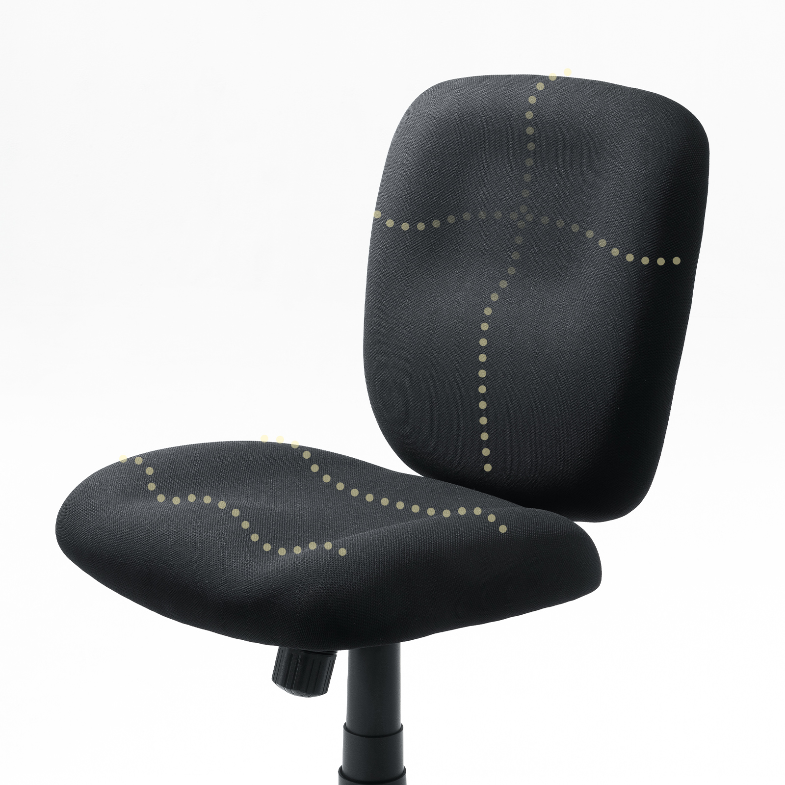 体の形に沿った形状で姿勢をサポート