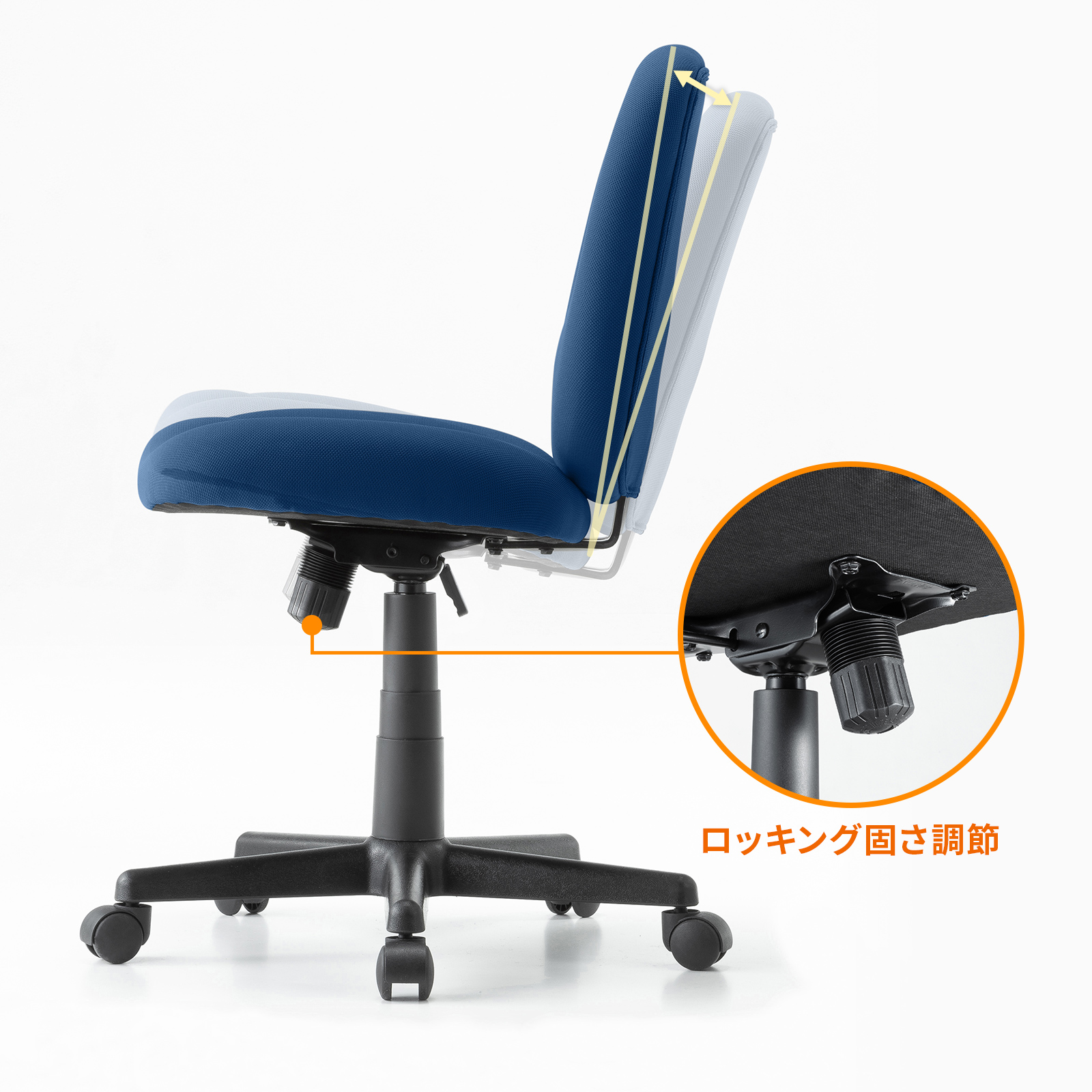 ロッキング硬さ調節