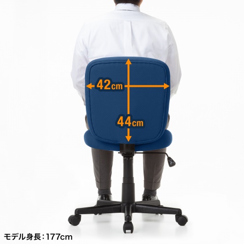 背もたれサイズ幅42cm×高さ44cm