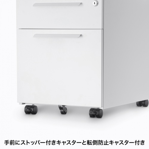ストッパー付きキャスター