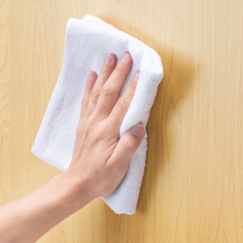 汚れたらサッと拭き掃除できる