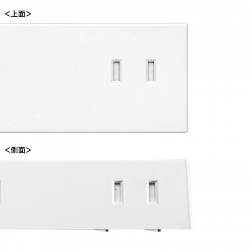ホコリ防止シャッター付き