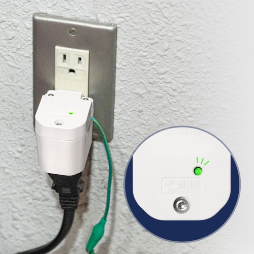 動作確認用のLED付き