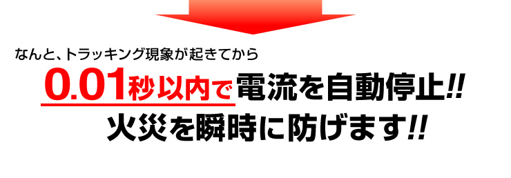 火災を瞬時に防げます
