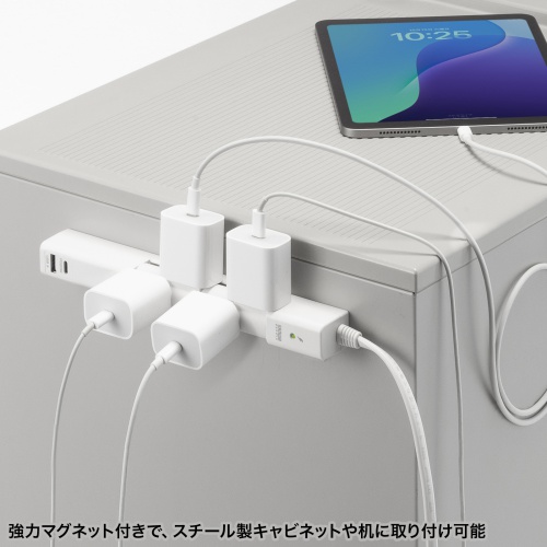 強力なネオジムマグネット付き