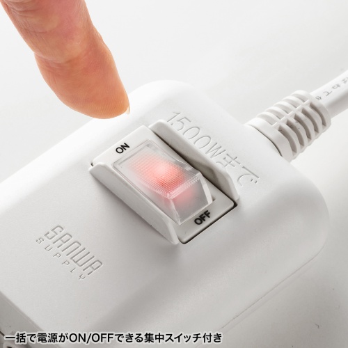 一括集中スイッチ付き